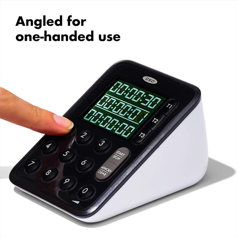 Good Grips Digital Triple Kitchen Timer - Black gallery