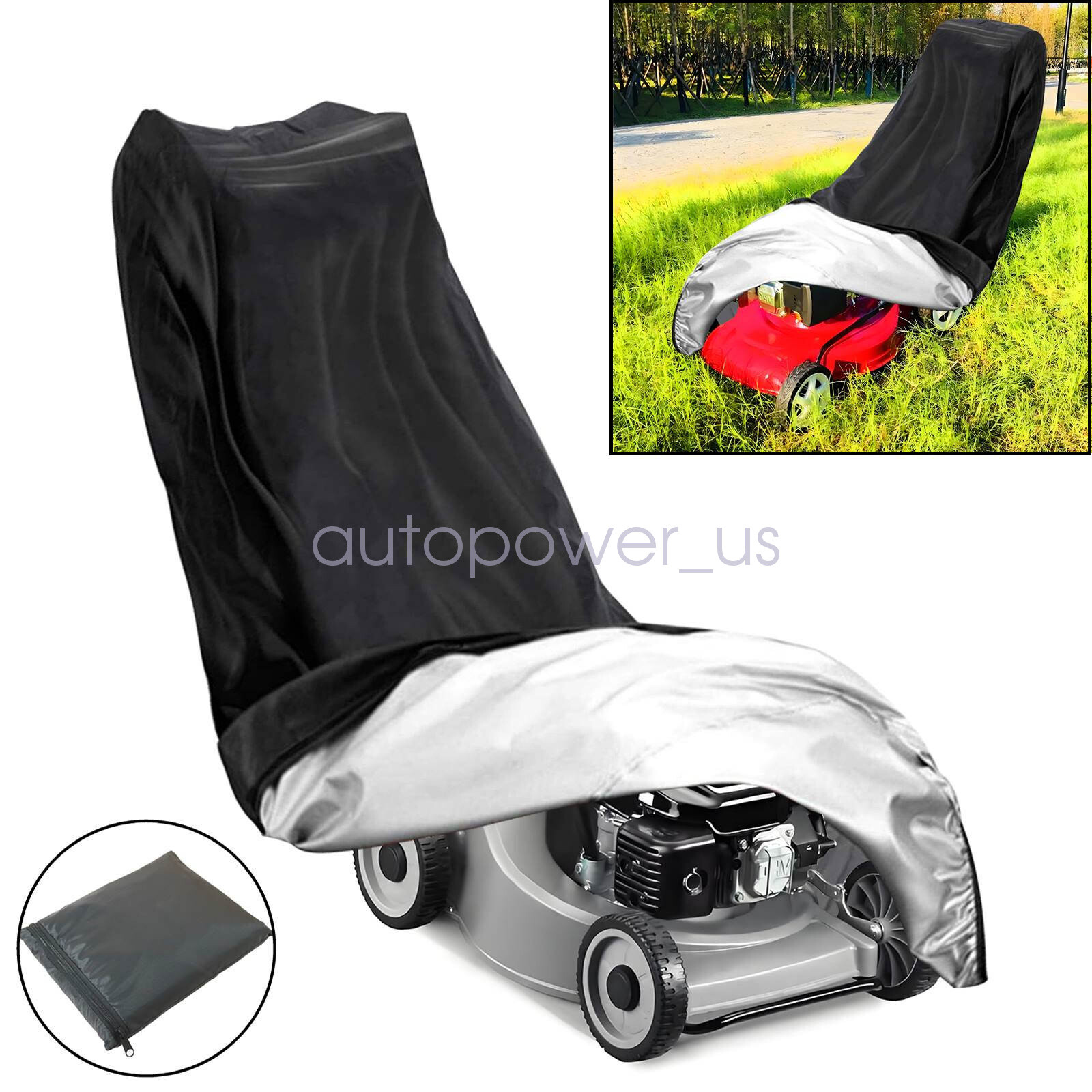 Waterproof Push Mower Cover Outdoor Dustproof Heavy Duty Rain Snow Resistant gallery
