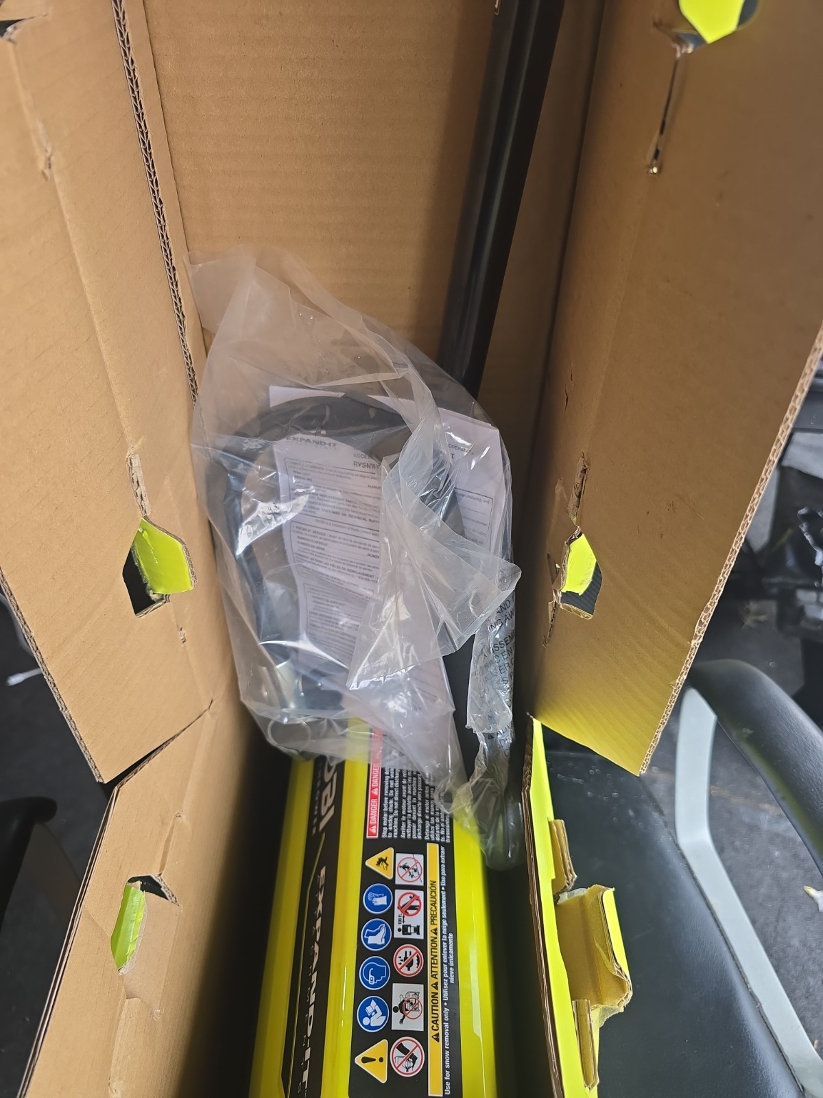 Ryobi RYSNW00 Snow Thrower Attachment - Black/Green gallery
