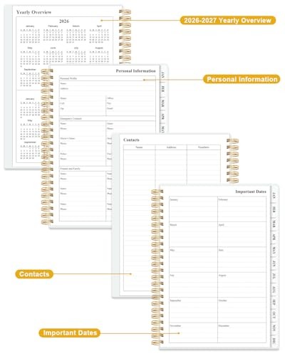 Planner 2026 - Weekly & Monthly Planner from January 2026 to December 2026, gallery