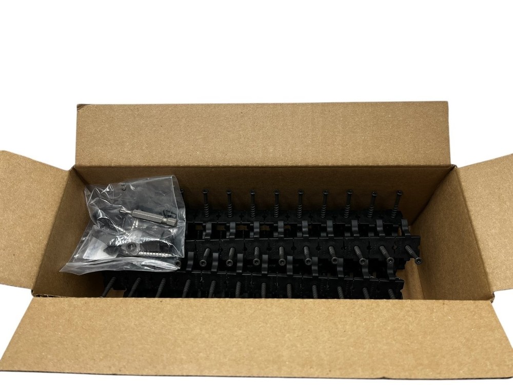 Deckmate Universal Collated Hidden Deck Fasteners 55 SQ FT (96 Clips & Screws)