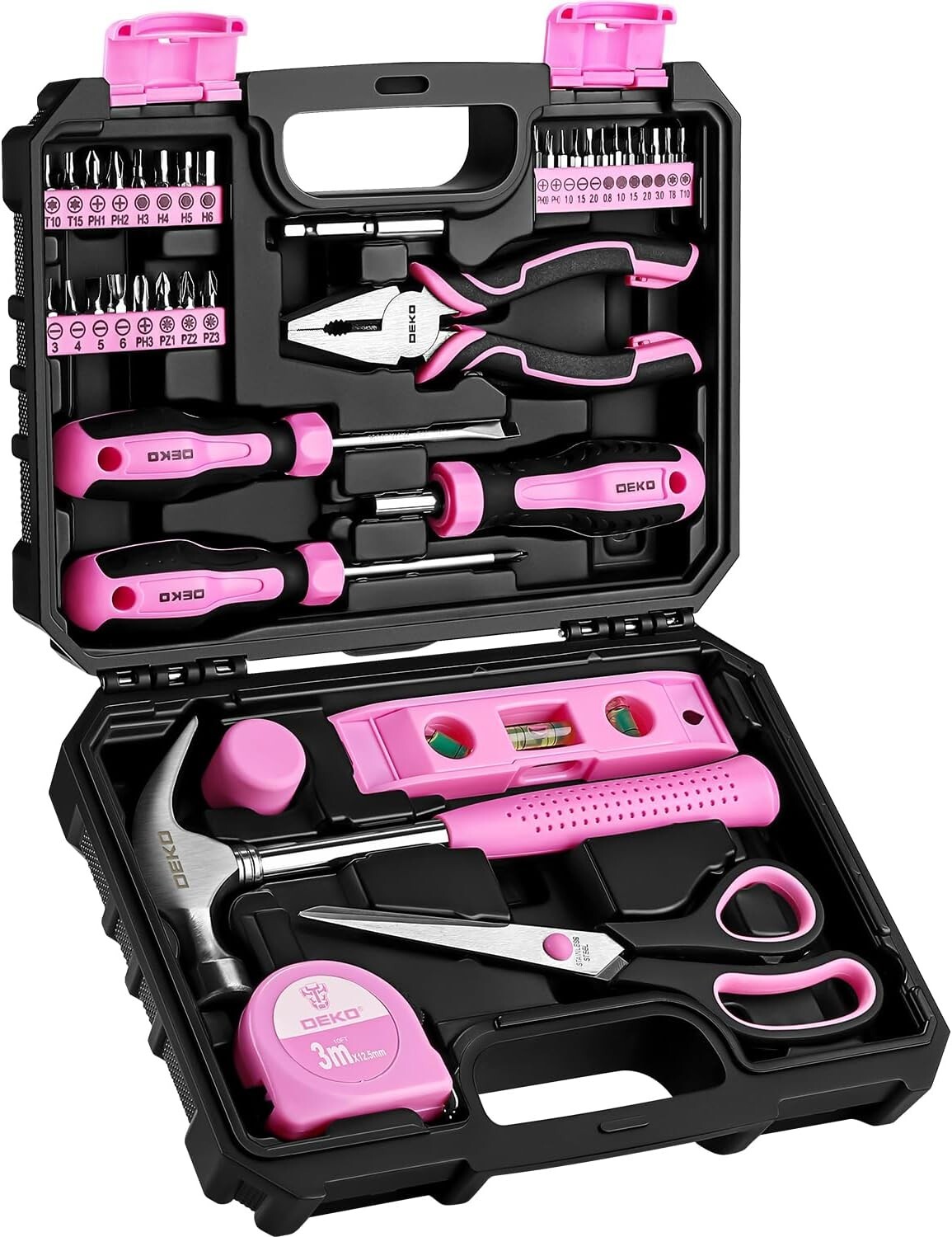 42PCS Pink Tool Set for Home Repair, Womens Tool Kit gallery