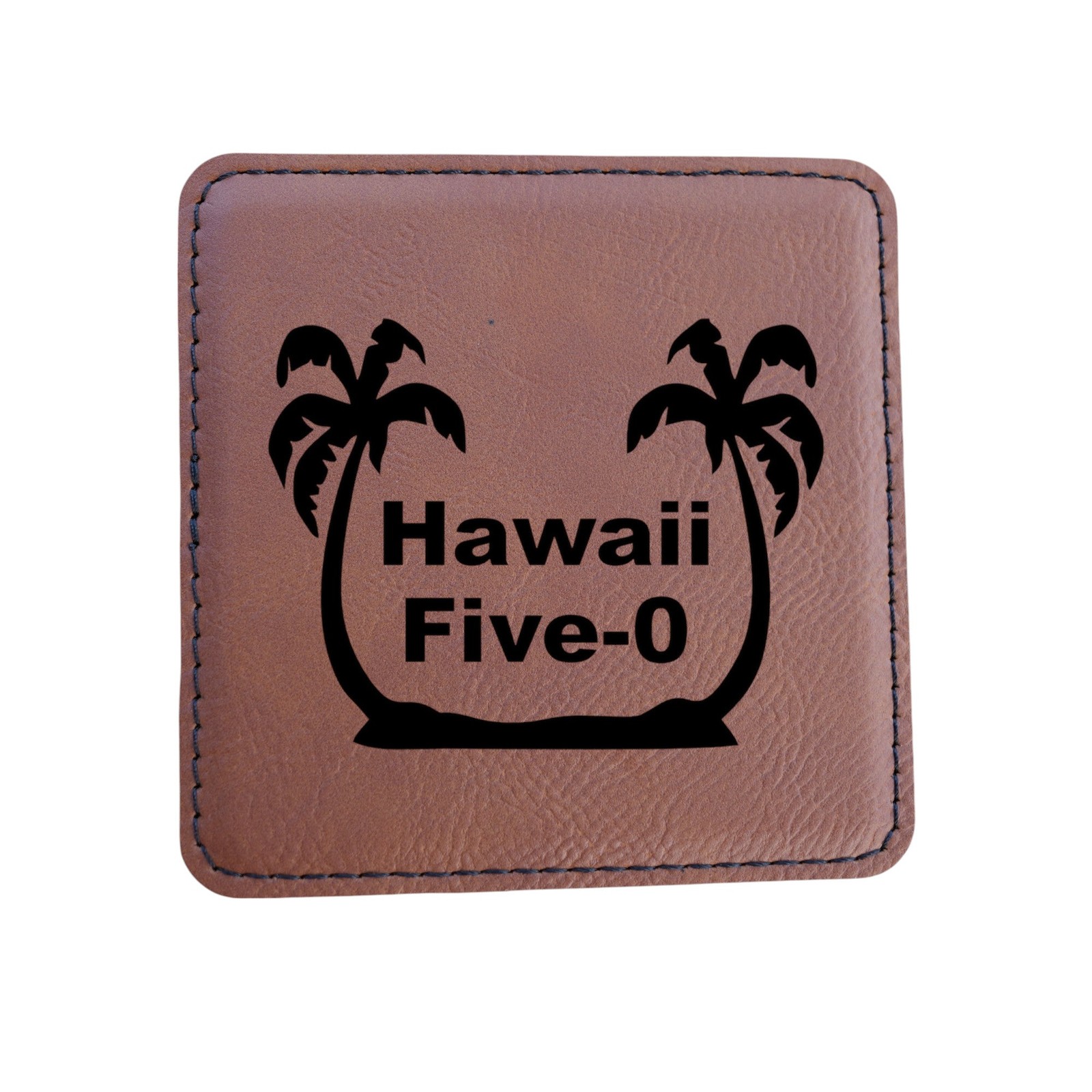 Coaster - Hawaii Five-0 - SET OF 2 - Leather or Stitched Cork gallery