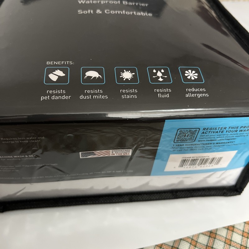 King Basic Mattress Protector - Lightweight, Noiseless, and Waterproof Fabric gallery