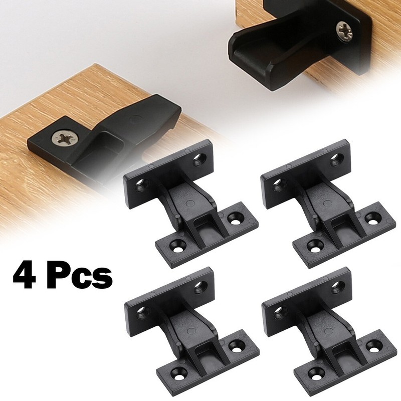 4 Pack Push In Fittings Press Fit Panel Clips Kitchen Plinth Fasteners New gallery