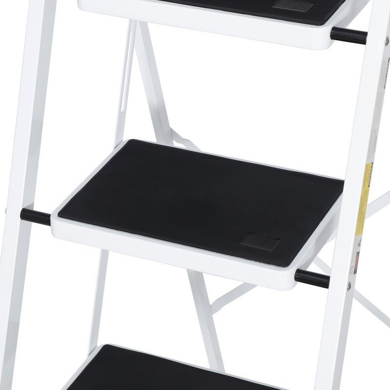 4 Step Ladder Lightweight Folding Step Stool Convenient Handgrip Sturdy Wide gallery