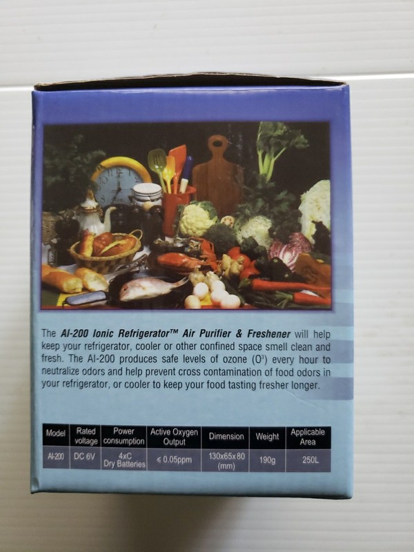 Air Innovations Ionic Refrigerator Air Purifier & Freshener AI-200 gallery