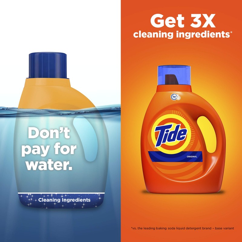Tide Liquid Laundry Detergent, Original, 32 Loads, 46 Fl Oz gallery