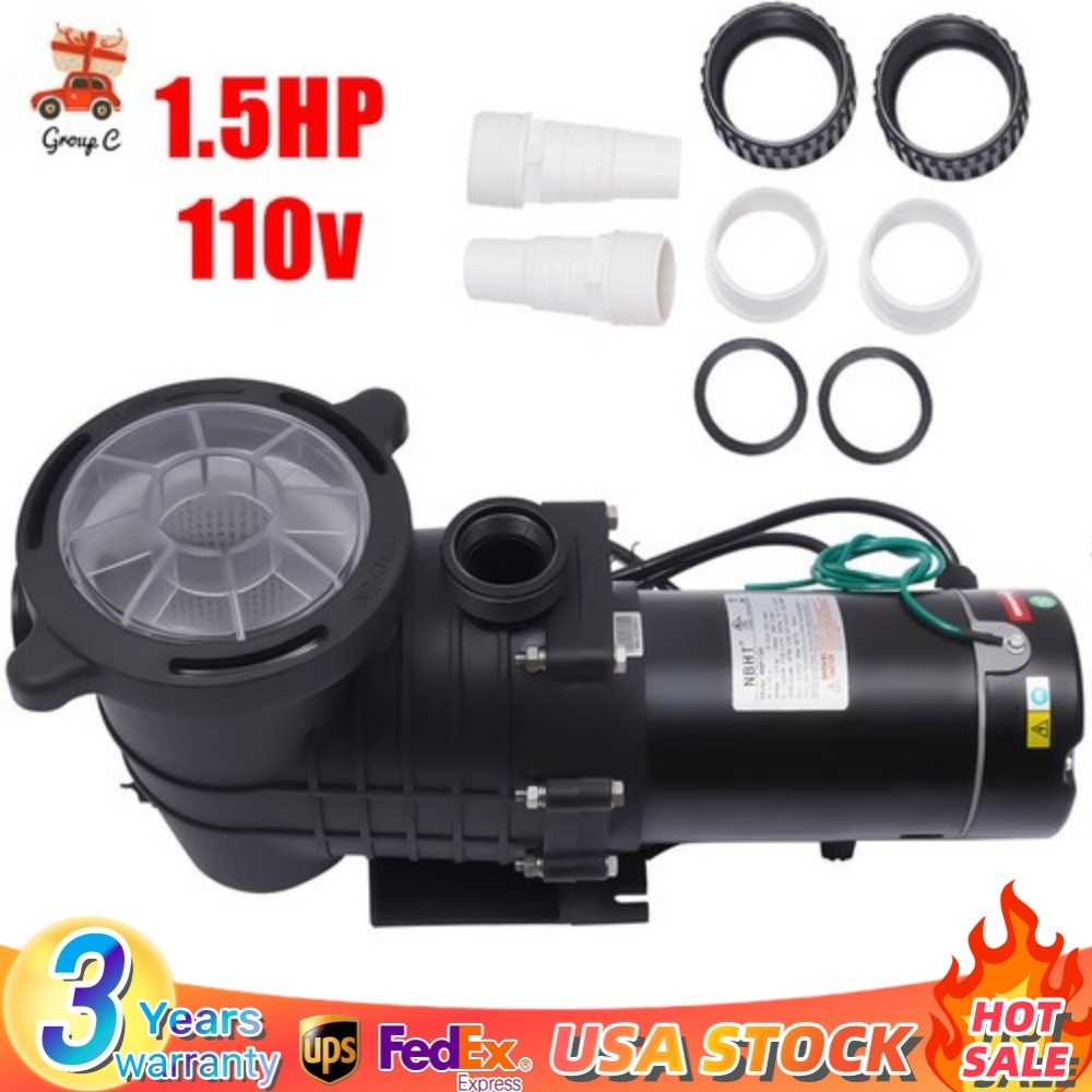 HBP1100 Electric Pool Pump For Hot Tubs 1.5HP Swimming Pool Pump Filter Basket gallery