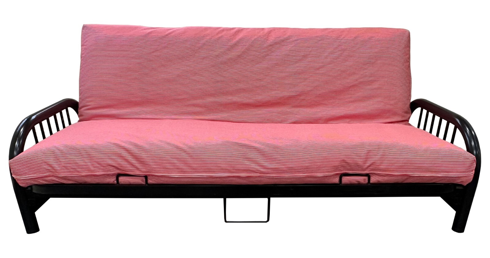 Full Red Stripe Canvas Futon Cover, Mattress Slipcover, Bed Encasement Protector gallery