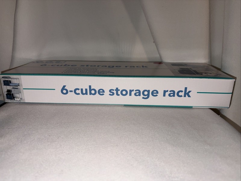 2-C.O.S. 6-Cube organizer Storage Rack No Tools Required NIB New gallery