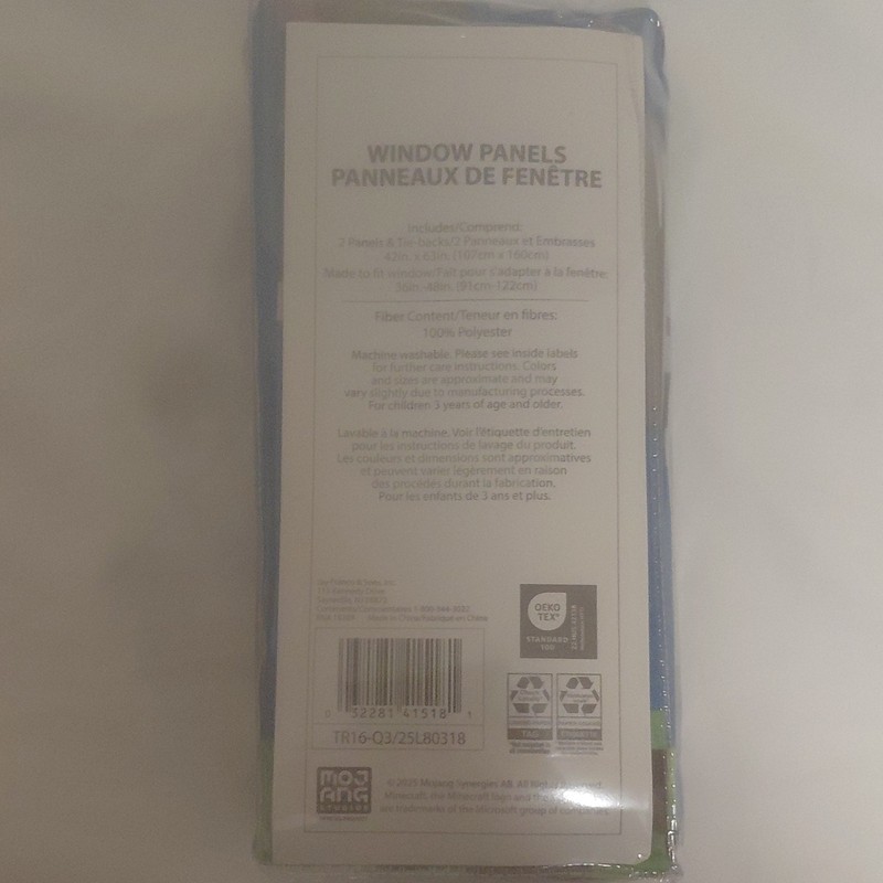 Minecraft Panels Multicolor Polyester 42x63in Machine Washable Video Game Theme gallery