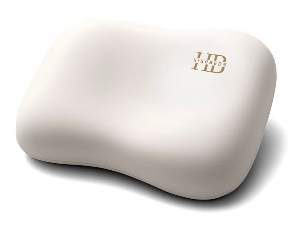 HighBeds Cervical Neck Pillow BASF Memory Foam Ergonomic Side Sleeper Grey