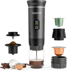 Compact Battery-Operated Espresso Maker for Travel, Camping & Hiking