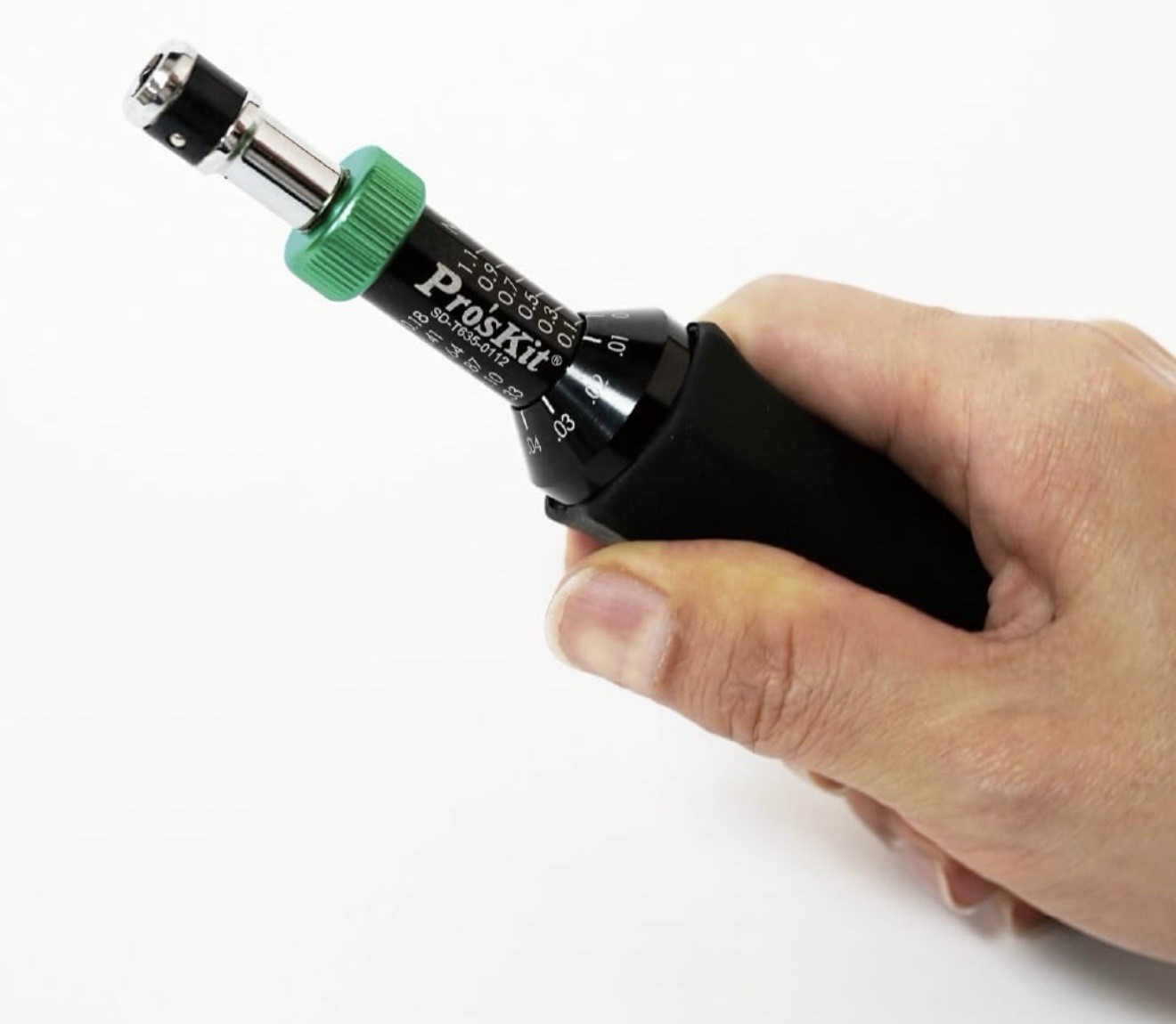 Eclipse Pro'sKit SD-T635-0112 Adjustable Torque Screwdriver w/ 1.33-10.18, 7.1" gallery
