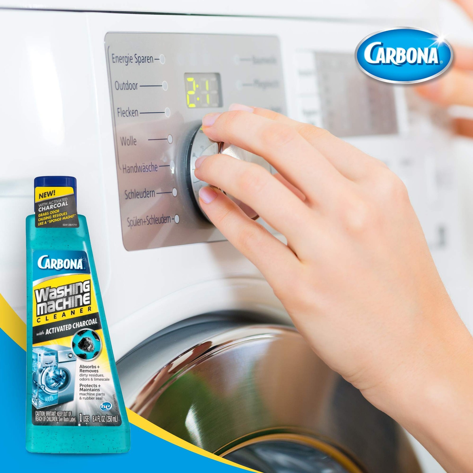 Washing Machine Cleaner with Activated Charcoal | Removes Odor-Causing Residu... gallery