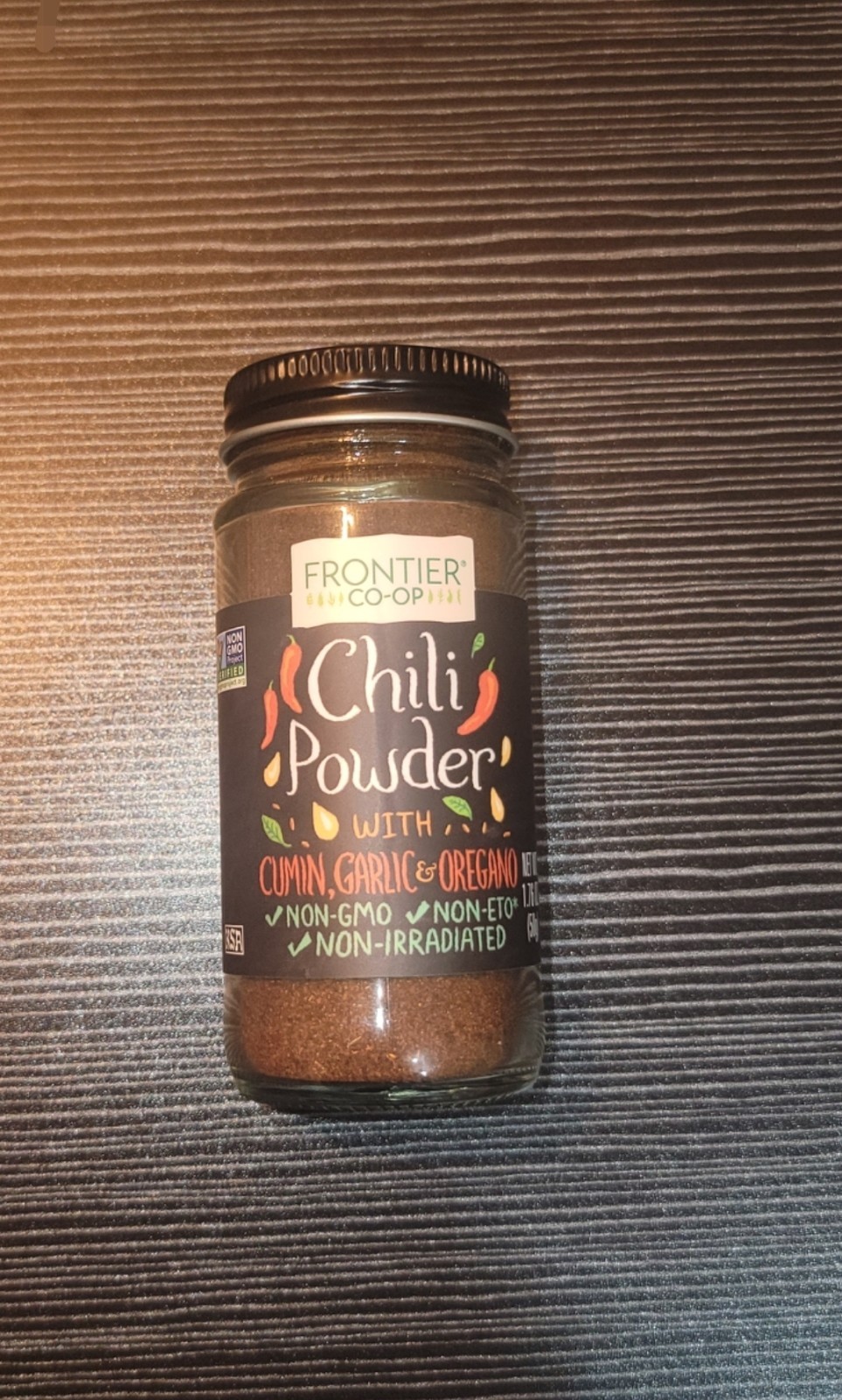 Frontier Co-Op Chili Powder w/ Cumin Garlic & Oregano 1.76oz – 3 Pack – New gallery