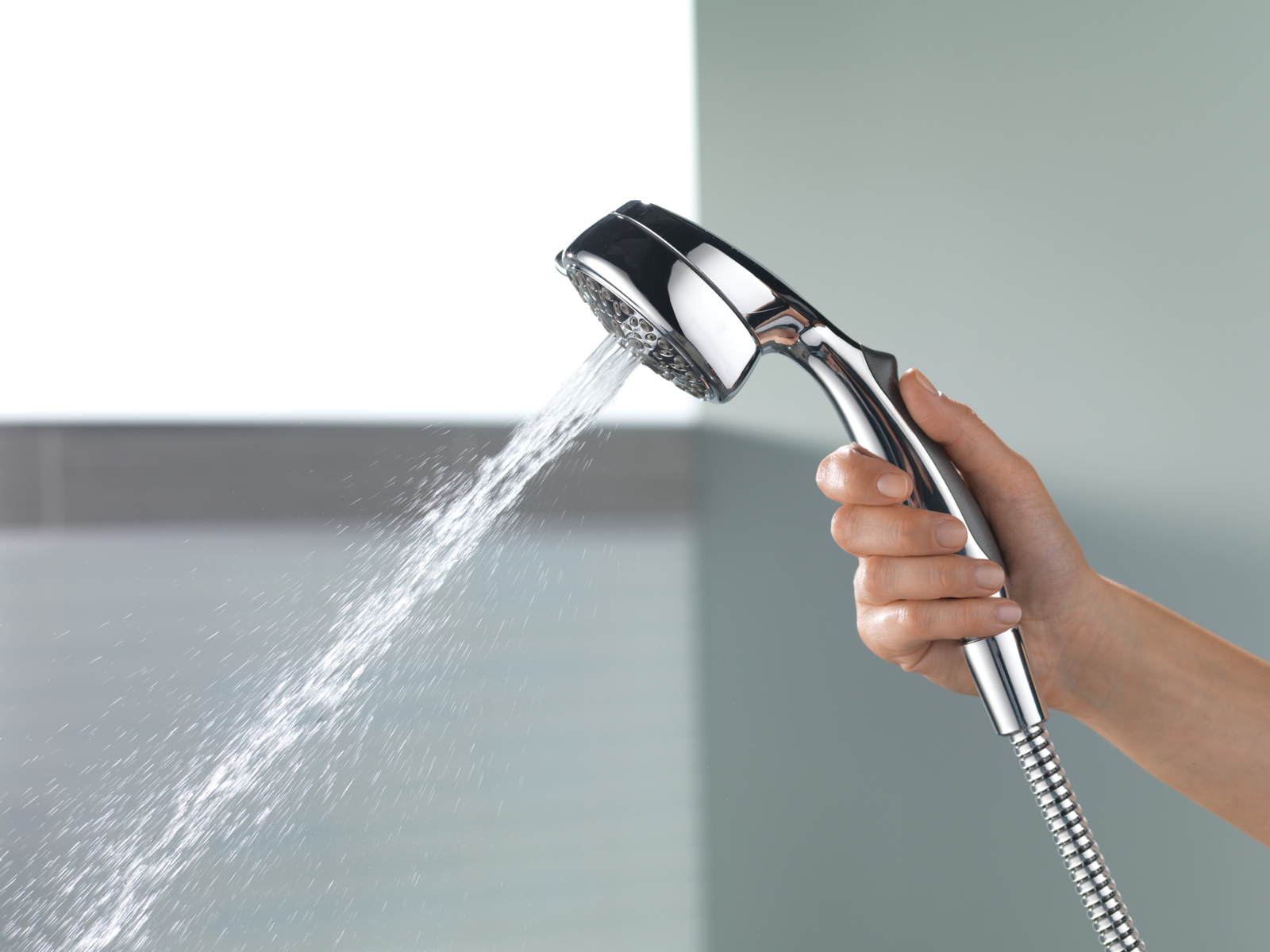 Delta 7 Setting Hand Shower in Chrome-Certified Refurbished gallery