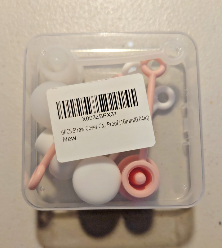 Straw Covers 6 PCS (10mm/.04in) - Multicolor, X003ZBPX31 gallery
