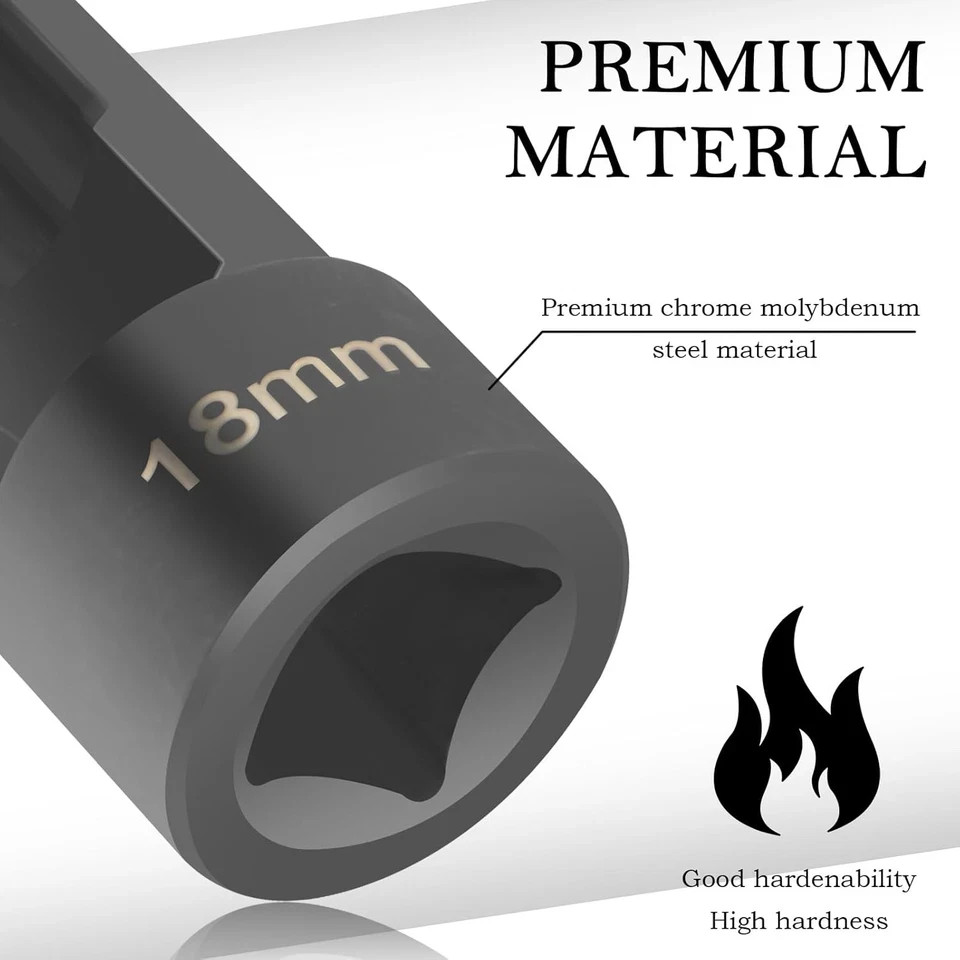 18Mm Shock Absorber Socket for Removal of Shock Absorbers Nut,Strut Nut Socket w gallery