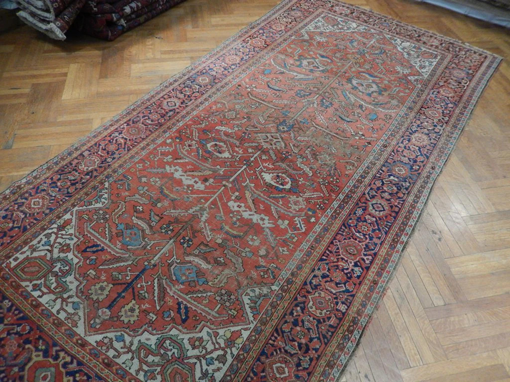 6.5 x 13 Perrsian Soltanabaad Mahaal Rug 1930's #PIX-22878 gallery