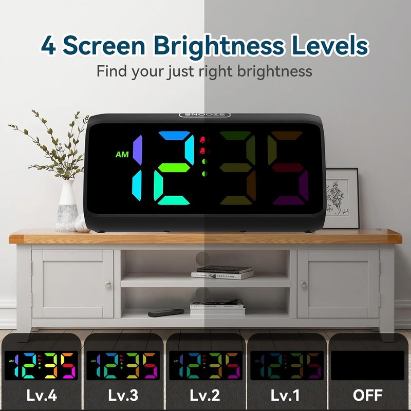 Extra Loud Alarm Clock with Bed Shaker Vibrating Alarm Clock for Heavy Sleepers gallery