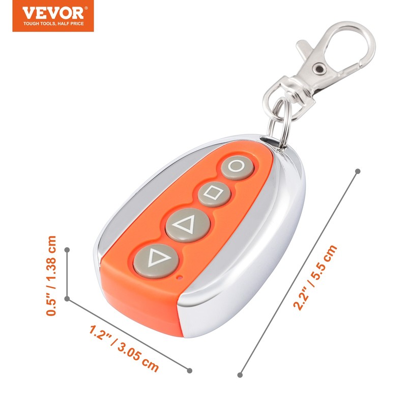 VEVOR Automatic Gate Remote Control 131ft 4-Button Sliding Gate Opener Remotes gallery