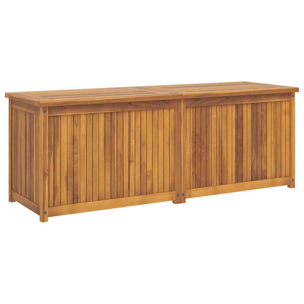 Patio Storage Box Deck Box Garden Outdoor Cabinet Chest Solid Wood Teak vidaXL gallery