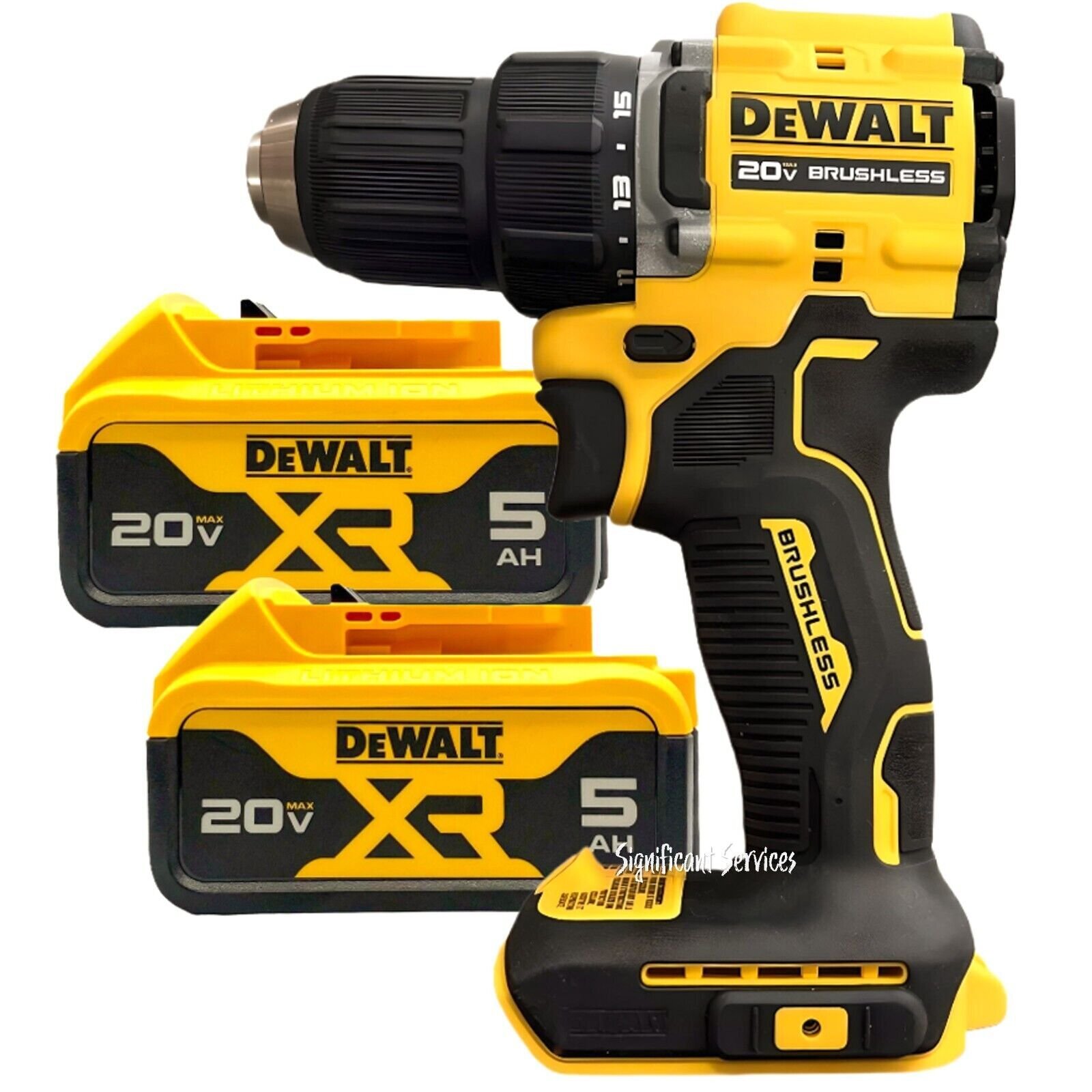 DeWALT DCD794B 20V MAX ATOMIC Brushless Li-Ion 1/2 Drill Driver 5.0 Ah Batteries gallery