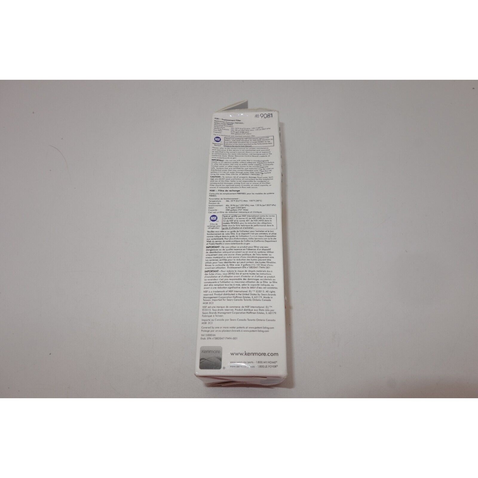 NEW Kenmore 9081 Replacement Refrigerator Water Filter 46-9081 Cartridge gallery