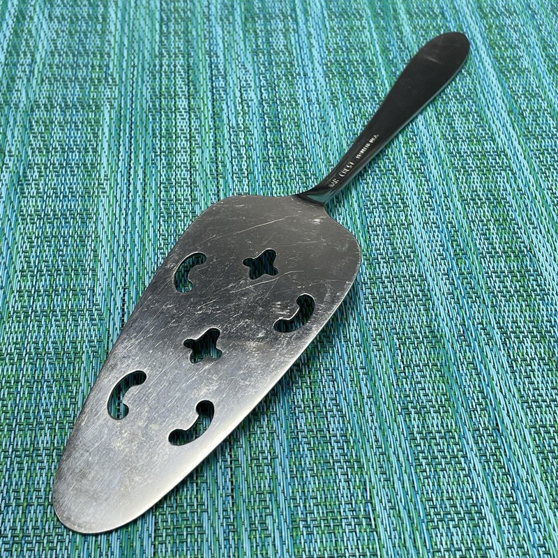 Marcrest MCF1 Atomic Starburst PIE SLICER SERVER Stainless 5 Stars MCM Vtg USA gallery