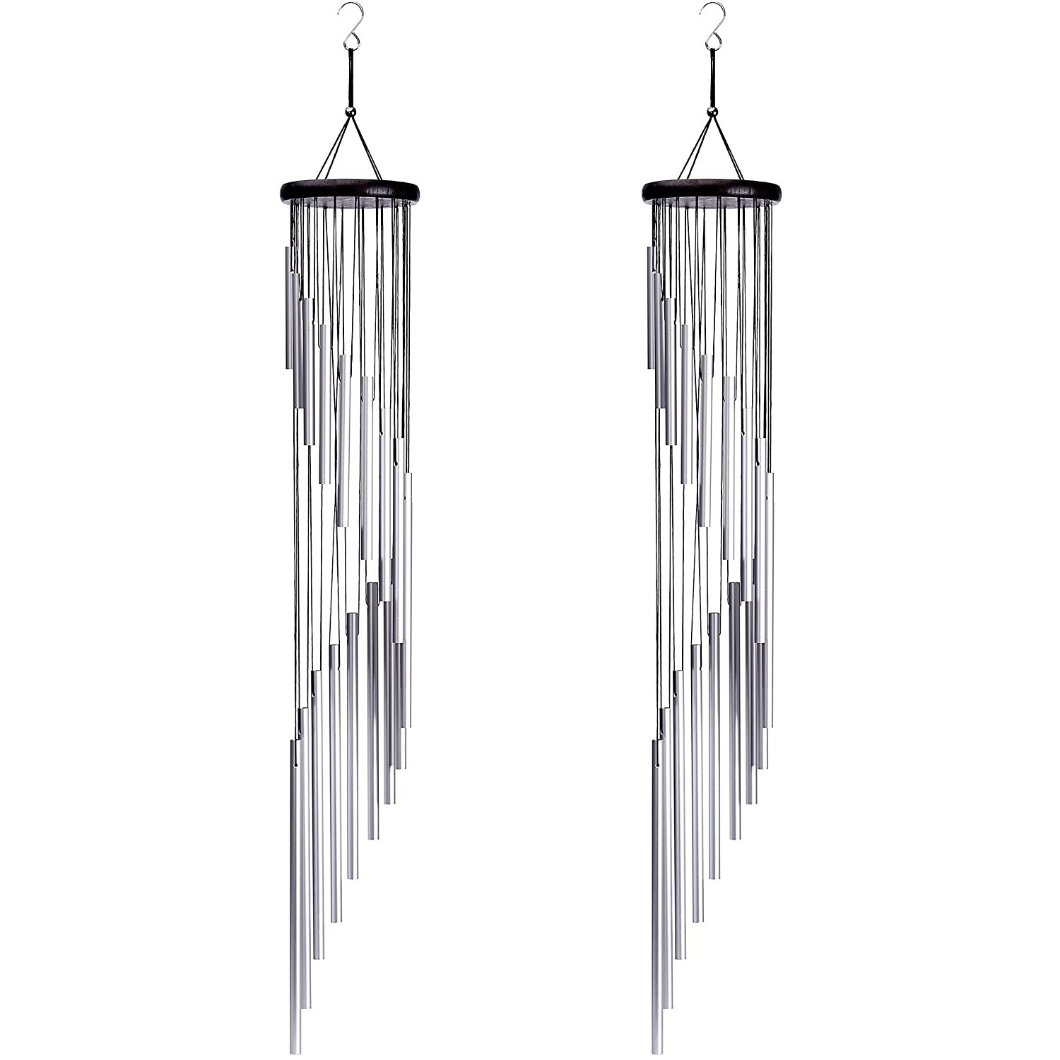 2PCS 36inch 18 Tubes Windchime Chapel Bells Wind Chimes Door Hanging Home Decor gallery