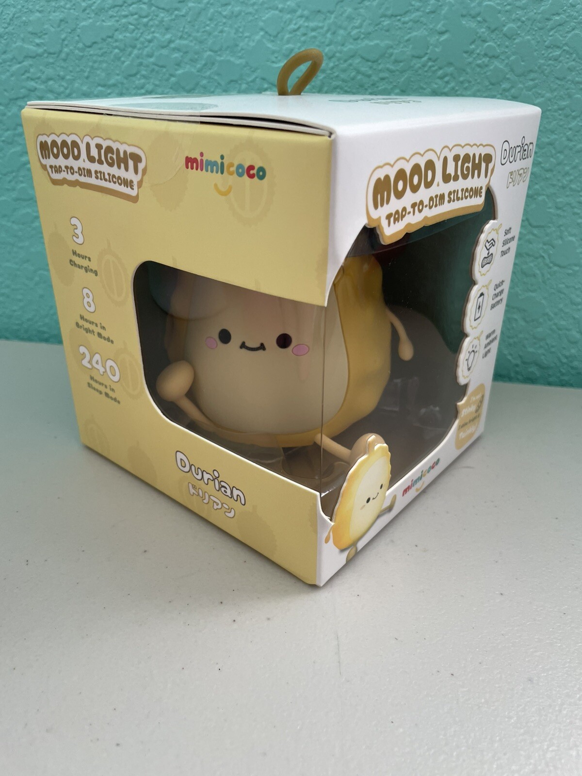 Mimicoco Warm White Moodlight DURIAN Tap To Dim Light Silicone NEW IN BOX gallery