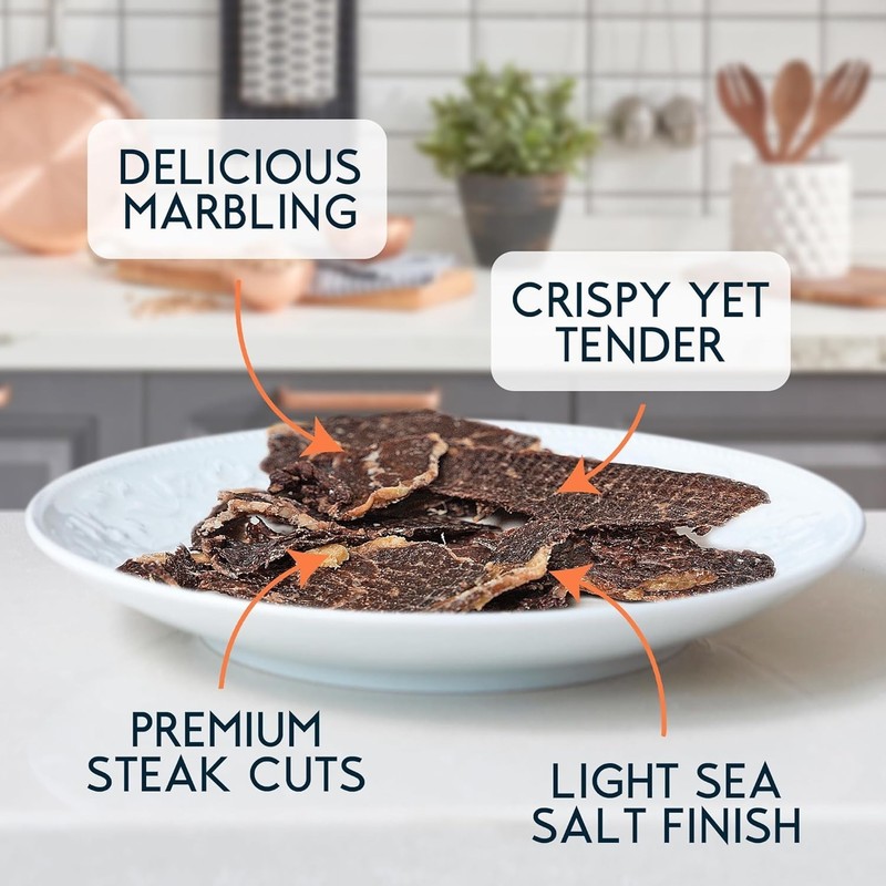 Wild Society - Caveman Eats - Grass Fed Ribeye Steak Slices - 95g Protein - O... gallery