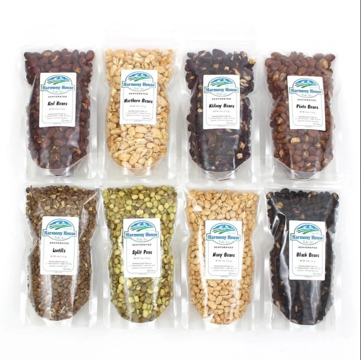 Bean & Legume Sampler (8 ZIP Pouches)-A good source of protein! Our "Easy Cook" gallery