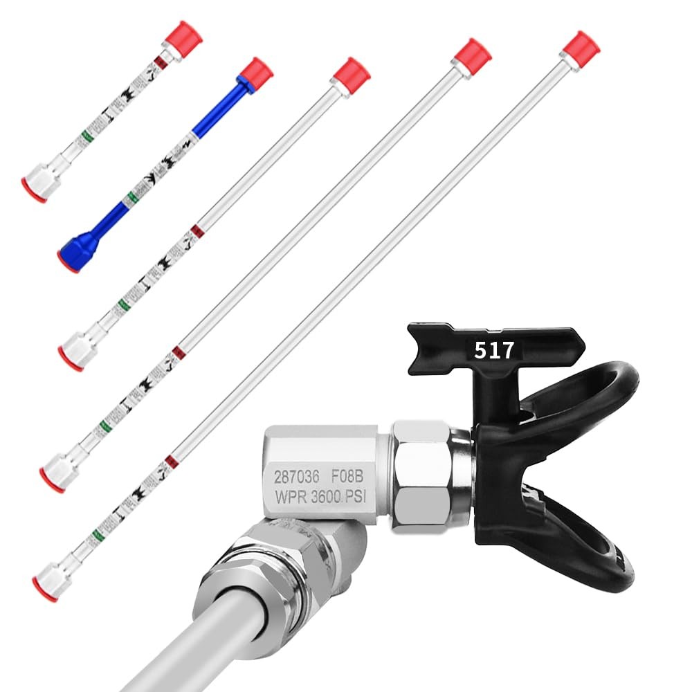 Airless Paint Sprayer Extension Pole 8in 12in 20in 30in 40in - Reach High Areas gallery