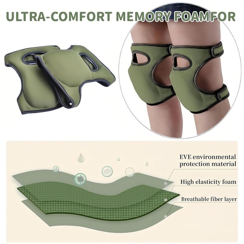 Knee Pads for Work, Construction, Carpentry, Garage, Gardening, Flooring gallery