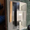 Pampered Chef Simple Additions Set of 2 White Square Bowls And Rectangle Serving gallery