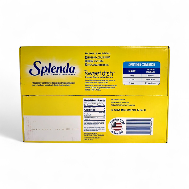 Splenda Zero Calorie Sweetener Packets - 1,000 Count gallery