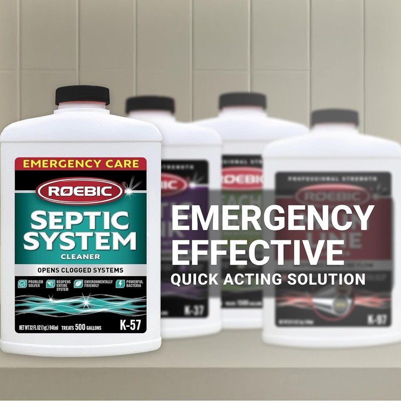 32 Oz Unscented Septic Cleaner - Safe & Fast Action for 500 Gallon Systems gallery