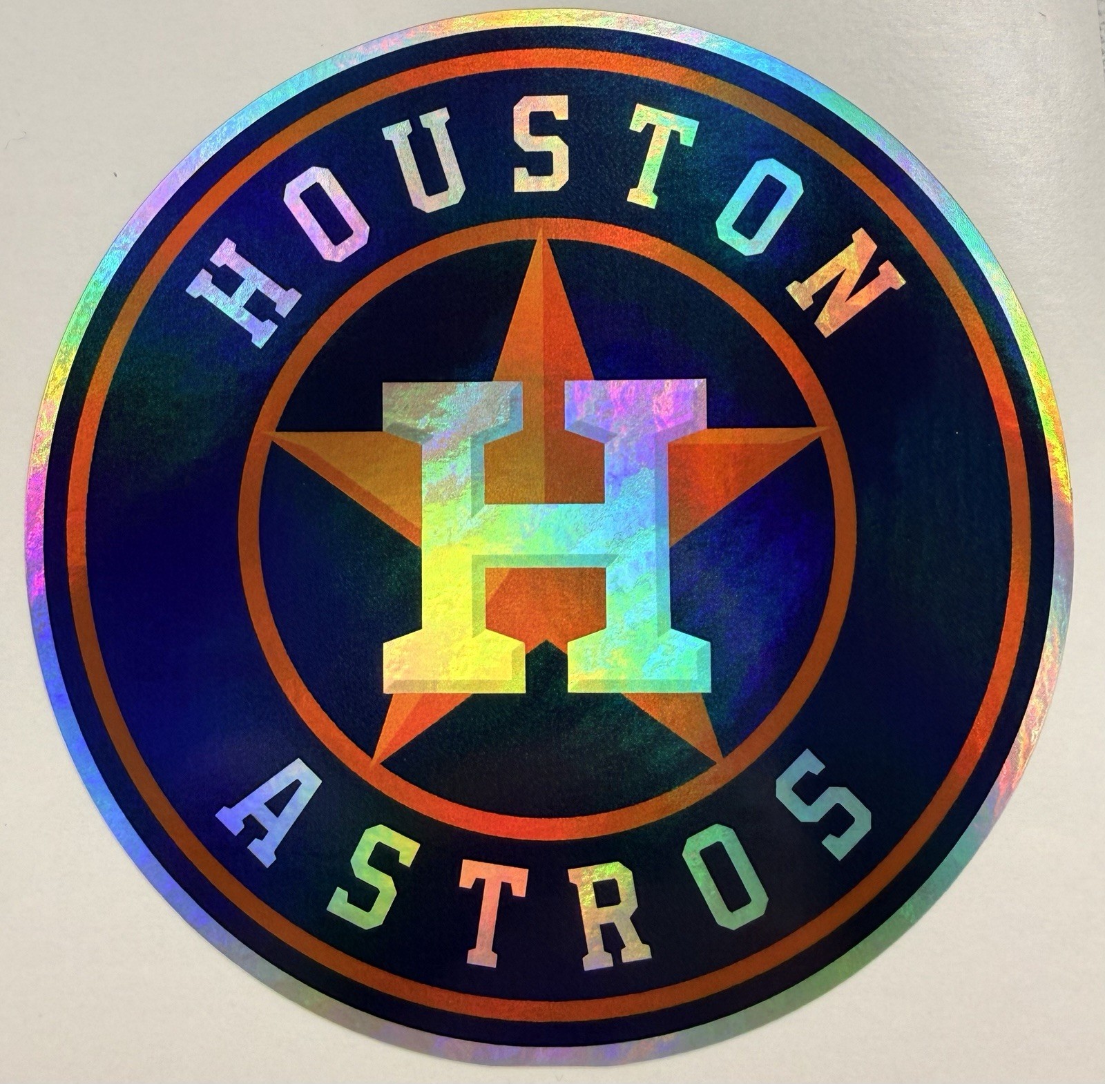 Houston Astros Holographic Vinyl Decal gallery