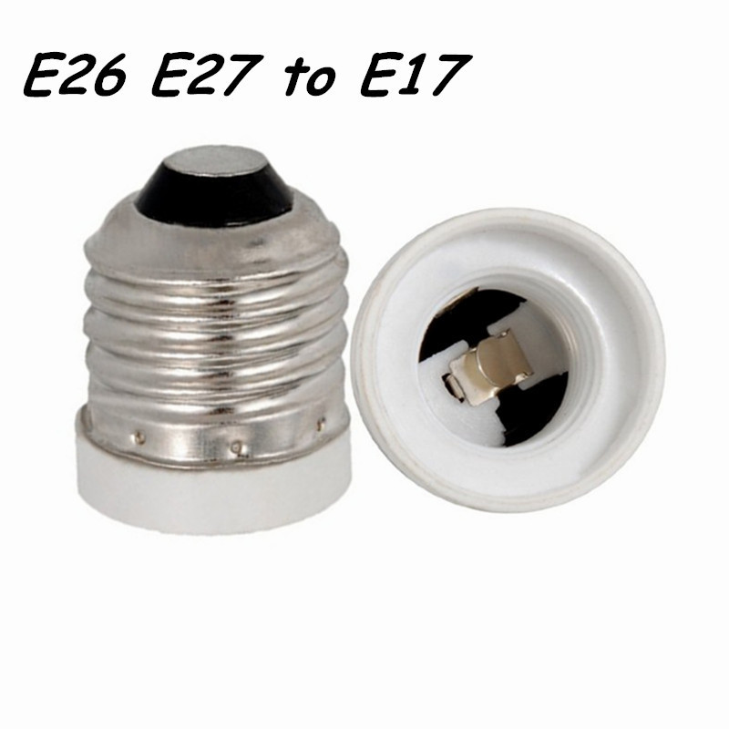 E26 to E17 Adapter Medium Base to Intermediate Socket Adapter Converter Reducer gallery