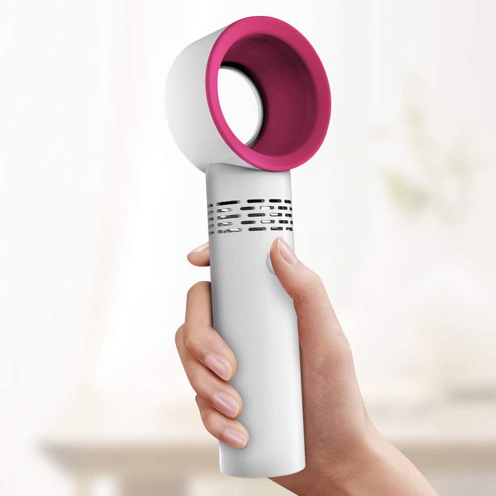 Portable Handheld Cooling Bladeless Fan USB Rechargeable Fan Desktop Fan gallery