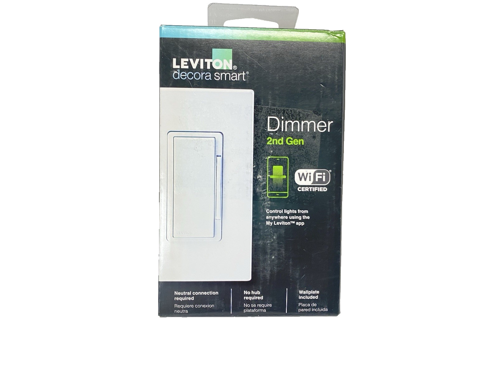 Leviton Decora Smart White Dimmer Switch 2nd Gen Wi-Fi Works W/Alexa Hey Google gallery