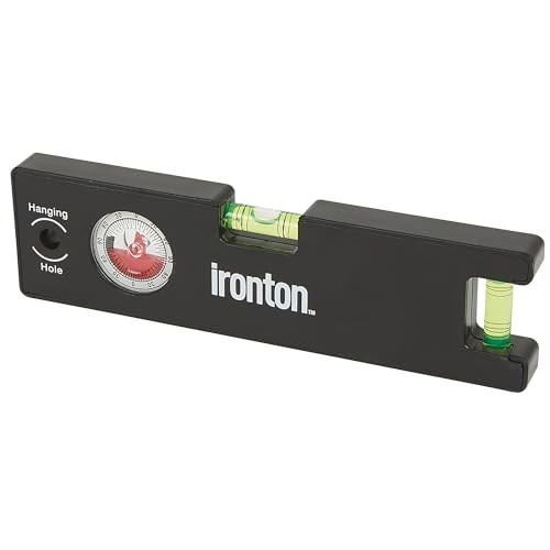 Ironton 8in. Magnetic Torpedo Level with Angle Finder gallery