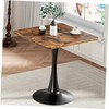Dining Table, Square Dining Table for 2, 27.6" Dining Room Table for Small gallery