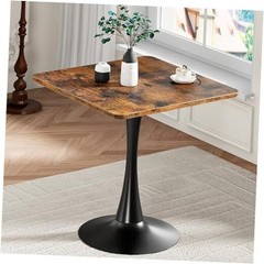 Dining Table, Square Dining Table for 2, 27.6″ Dining Room Table for Small