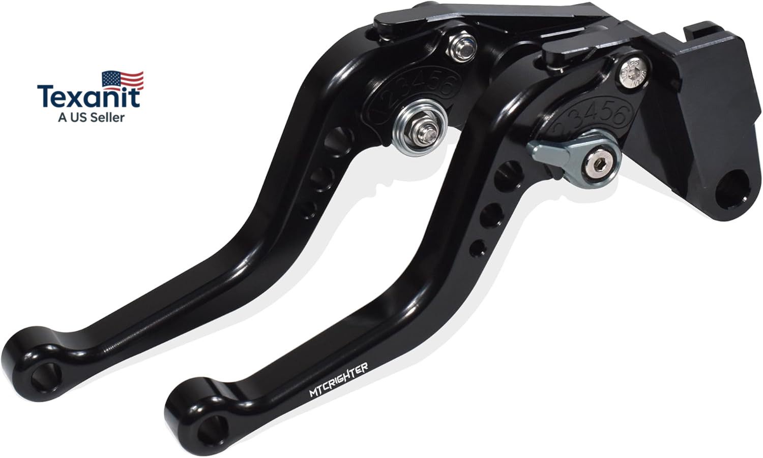 Short Brake Clutch Lever Set Compatible with Royal Enfield Himalayan 450 Guerril gallery