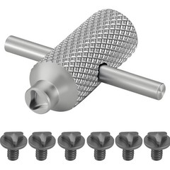 Triangle Screw & Driver Kit Compatible with 4 in x 0.7 in, as shown