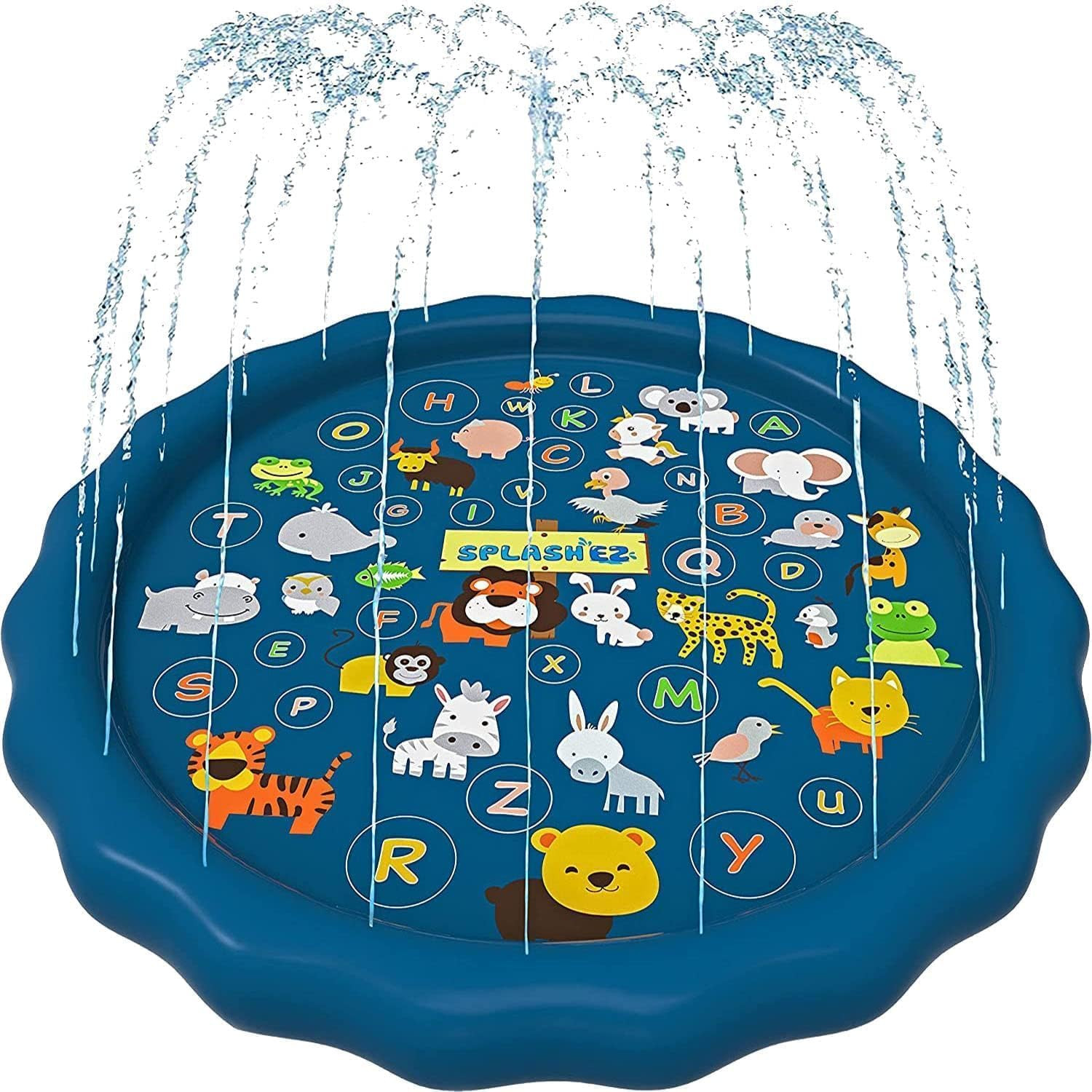 Splashez 3-In-1 Splash Pad, Sprinkler for Kids & Baby Pool for Learning – Toddle gallery